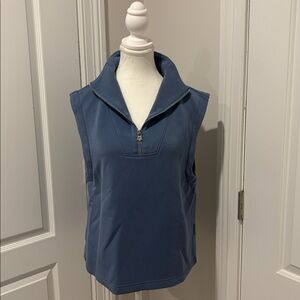 Varley Heather Blue Knit Top